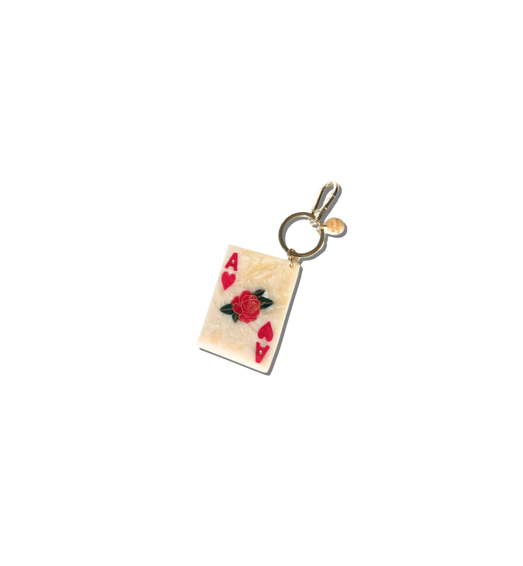 Solformørkelses Ace Of Hearts VeskeCharm