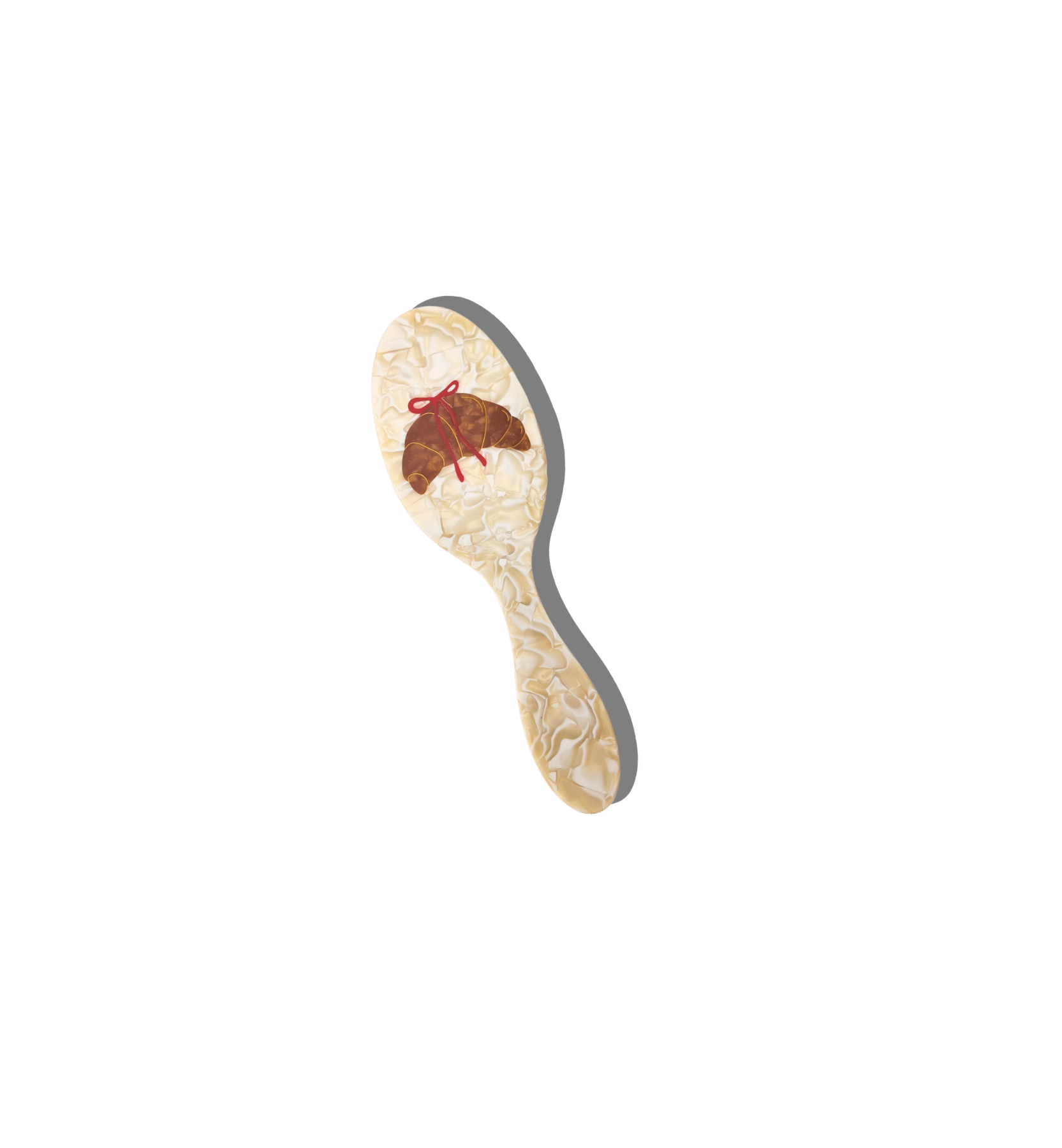 Solformørkelses Croissant Hårbørste