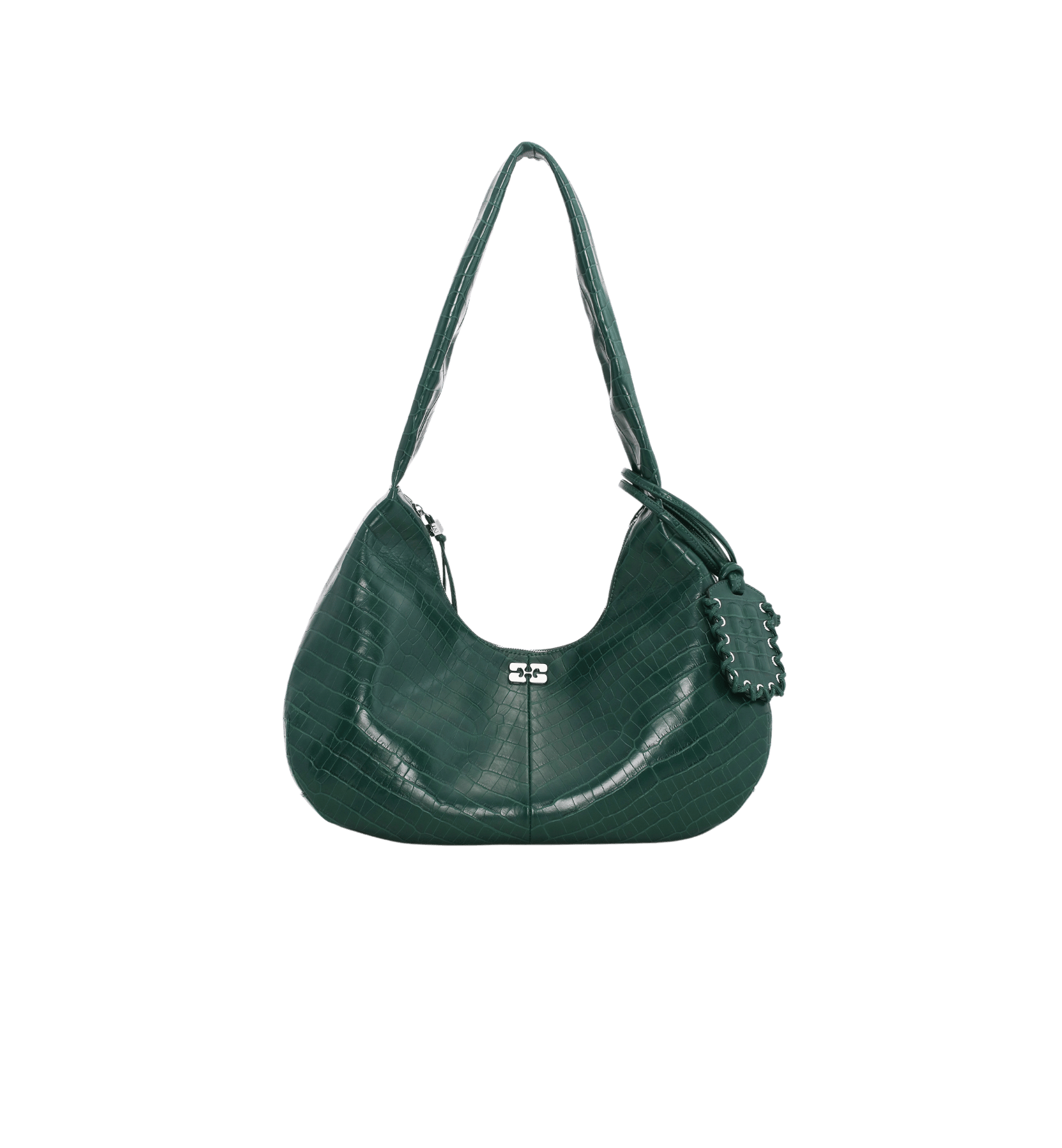 GANNI Bou Veske Hobo Medium Croco