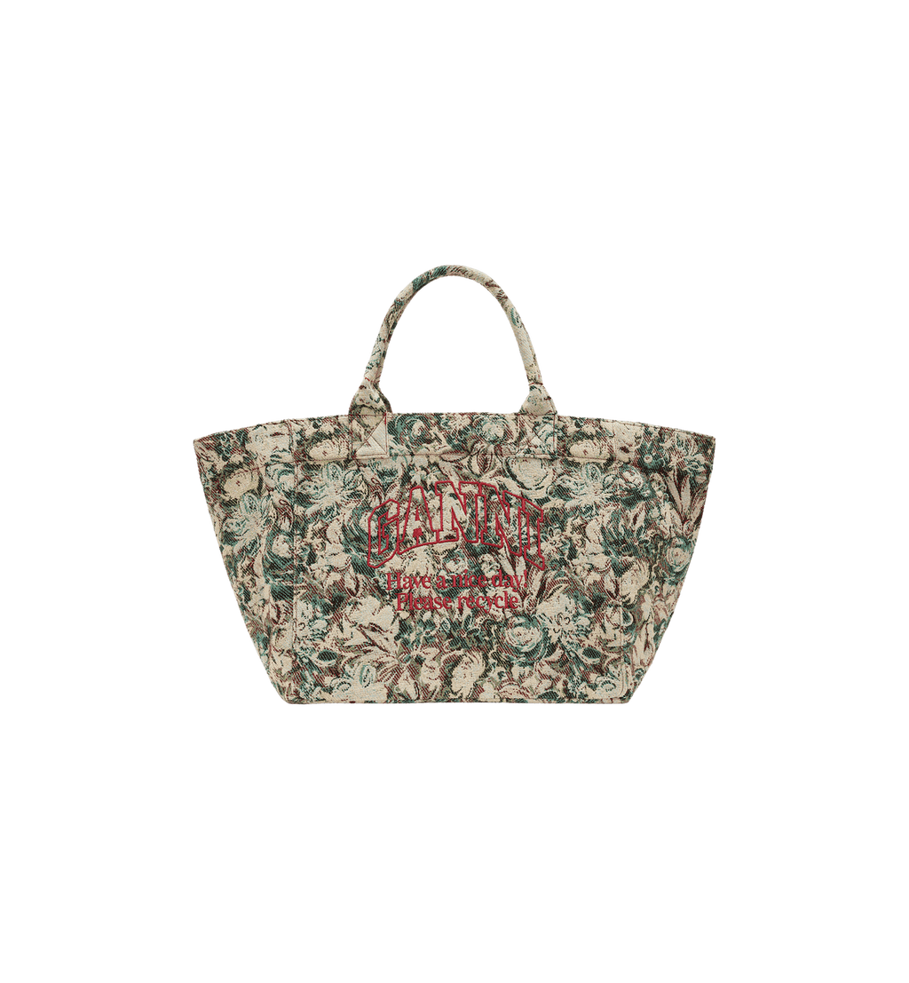 GANNI XXL Trykk Tapis Reversibel Shopper