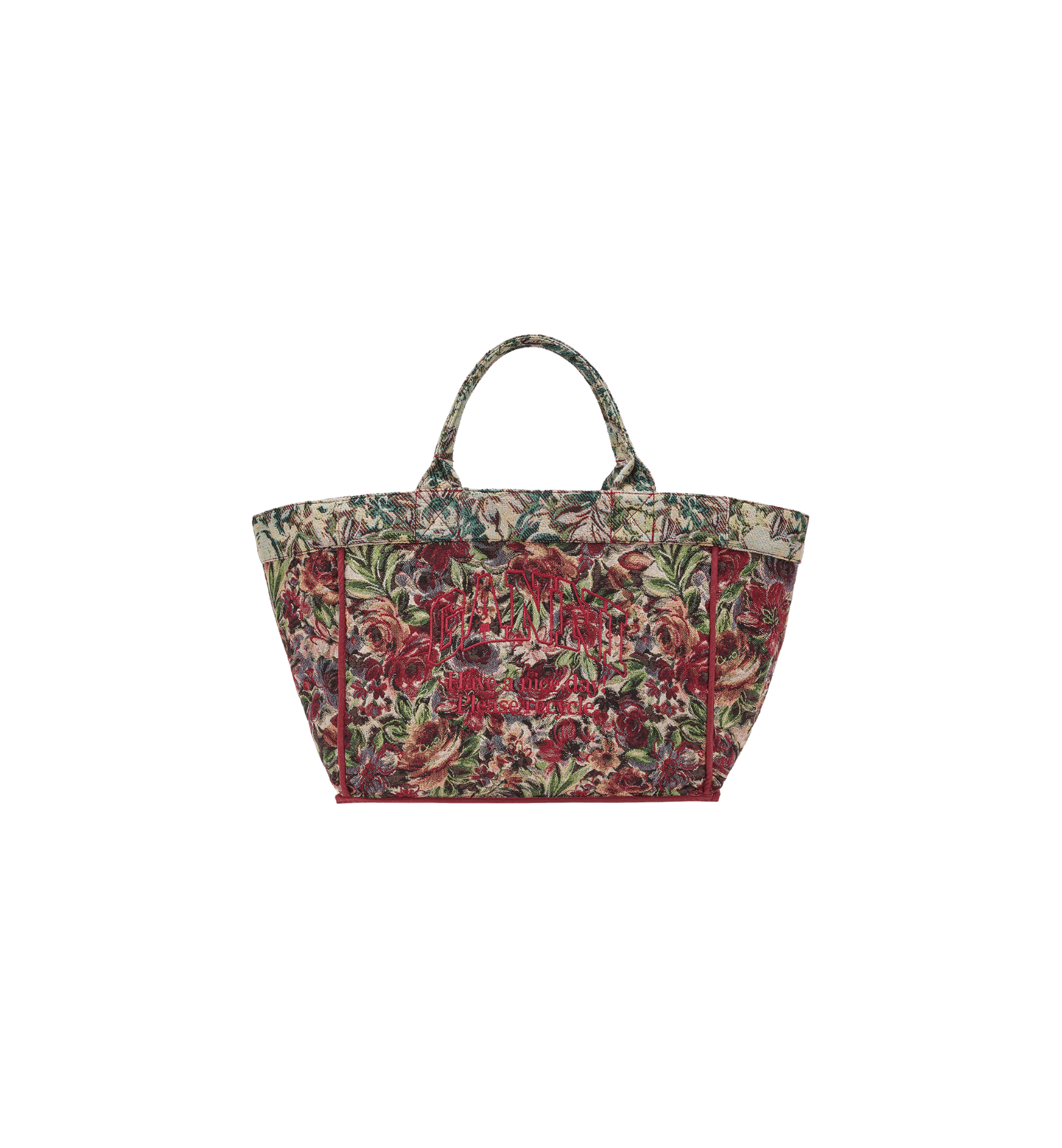 GANNI XXL Trykk Tapis Reversibel Shopper