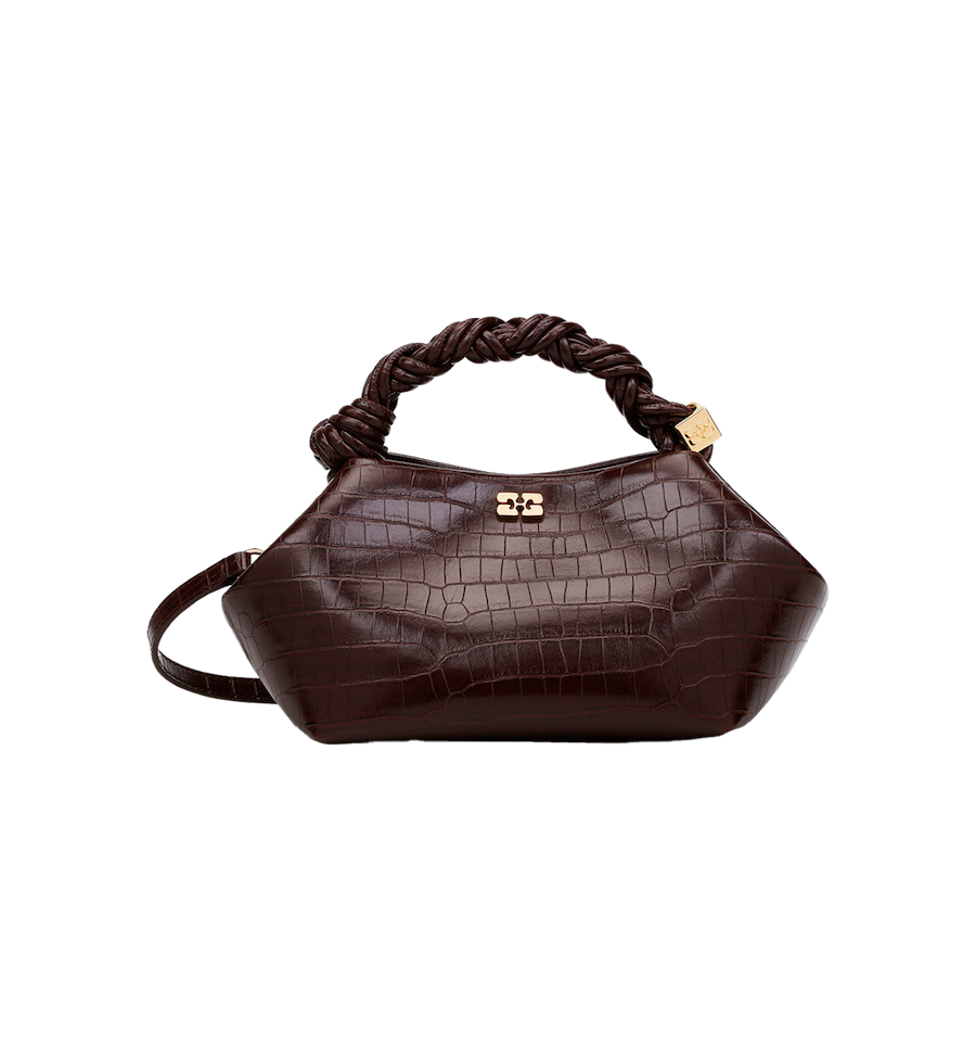 GANNI Croco Bou Bag