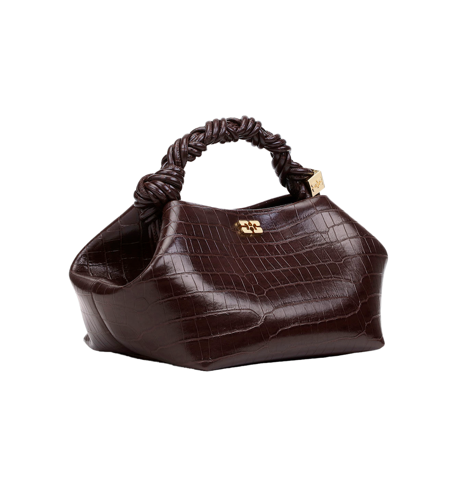 GANNI Croco Bou Bag