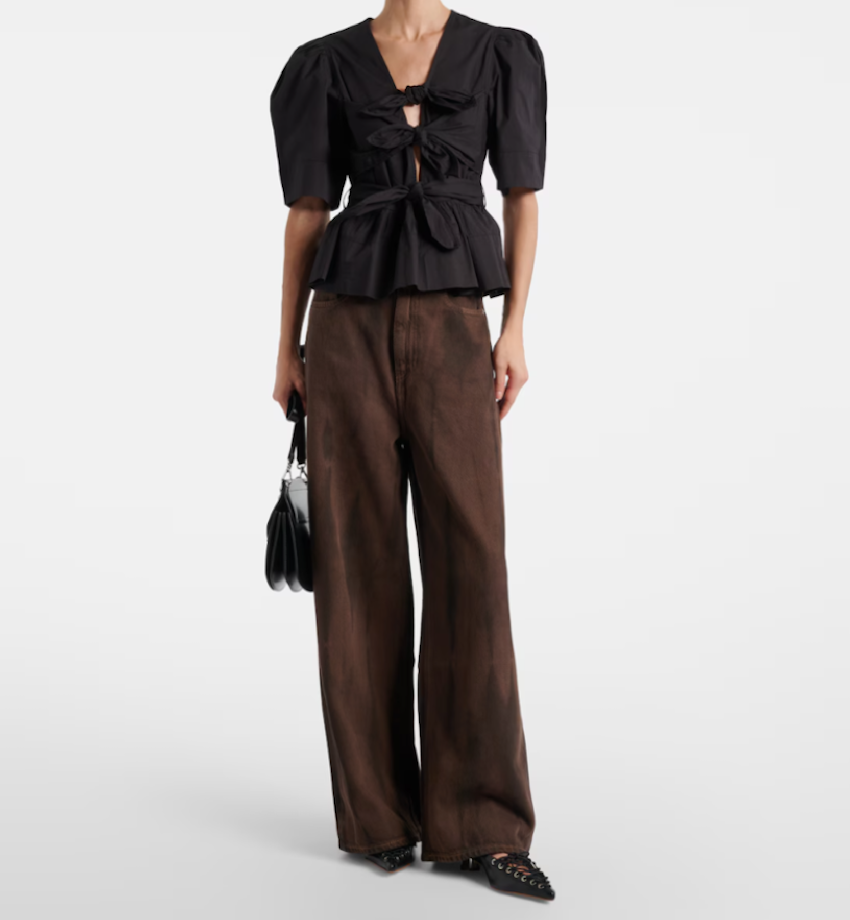 GANNI Overdye Heavy Denim Baggy Jean