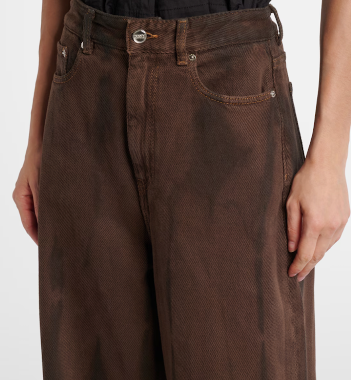 GANNI Overdye Heavy Denim Baggy Jean