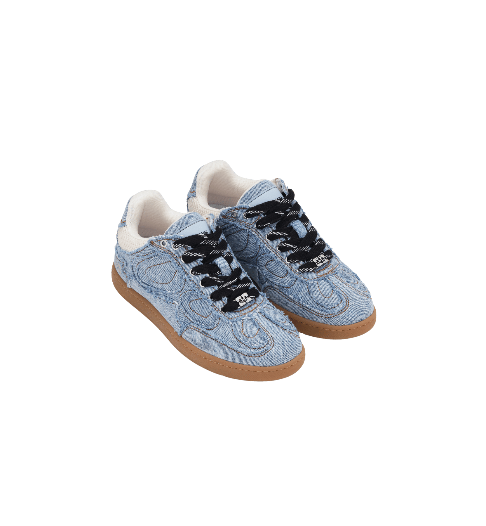 GANNI Denim Råkant Skolesko