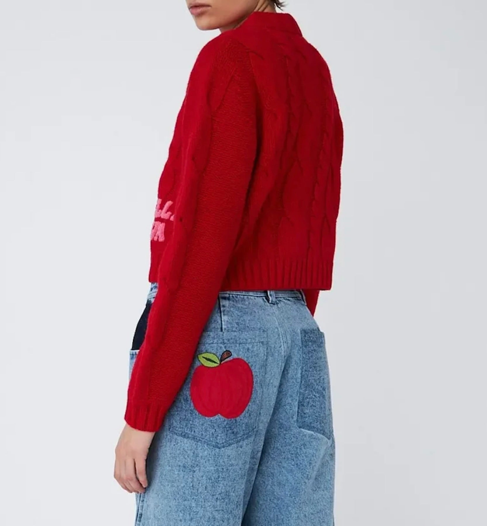 Stella Nova Tilbake til Skolen Korte Kabelstrikket Pullover
